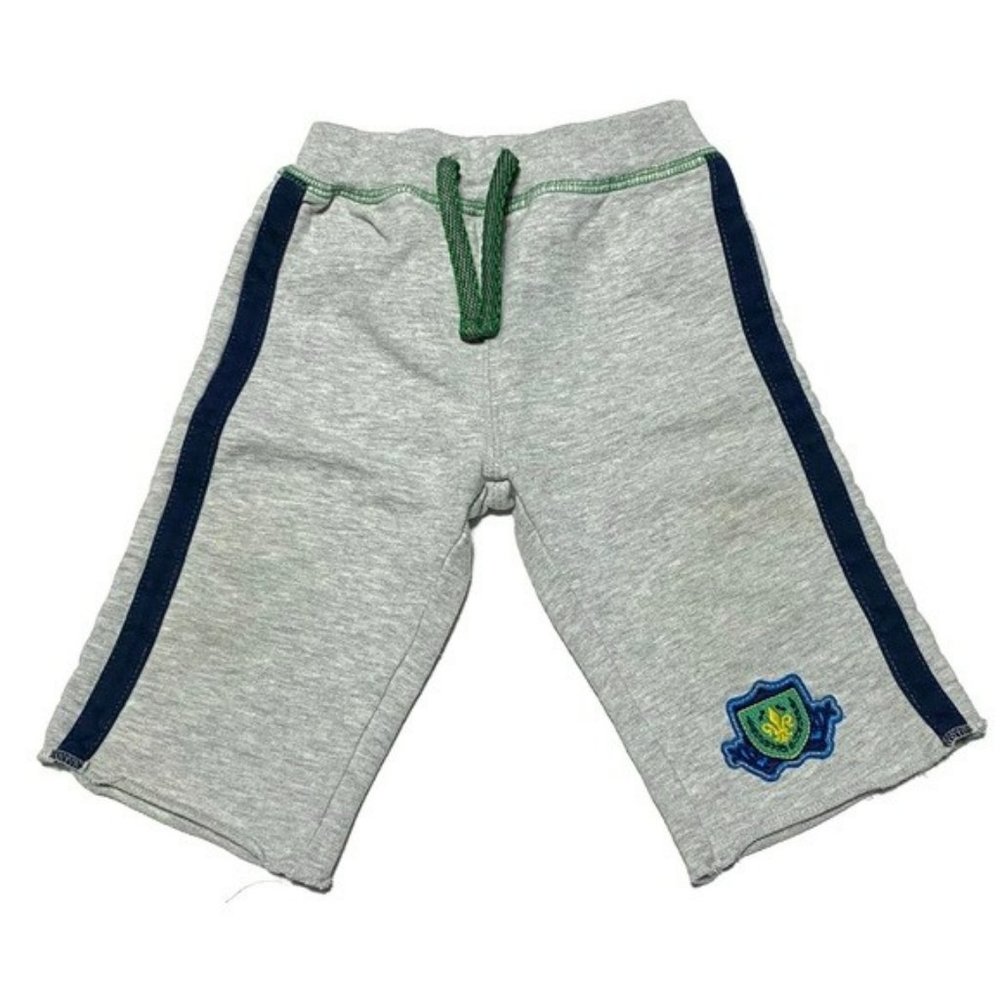 Old Navy Straight Leg Sweatpants with Stripes & Crest